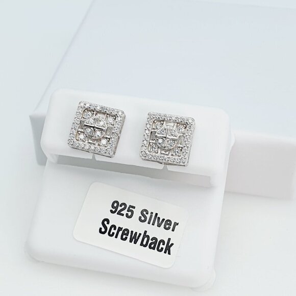 - "925 Sterling Silver Cubic Zirconia Earrings, U19254825 - Picture 11 of 11